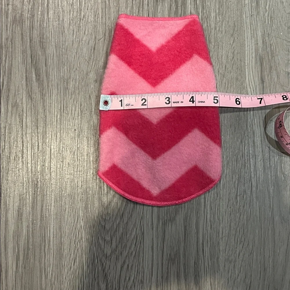 Chevron Pink Dog Sweater